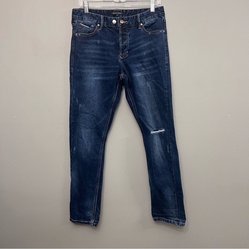Dear John Dark Wash Skinny Jeans W/ Stretch Size 27